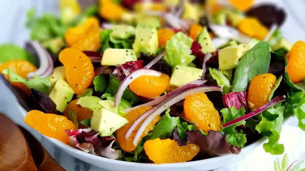 Orange and avocado salad